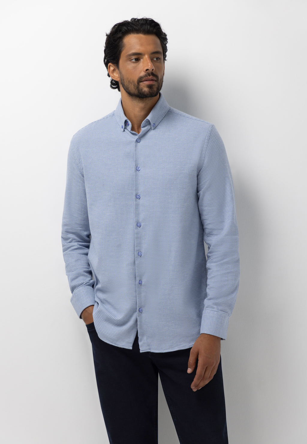 Chemise à carreaux