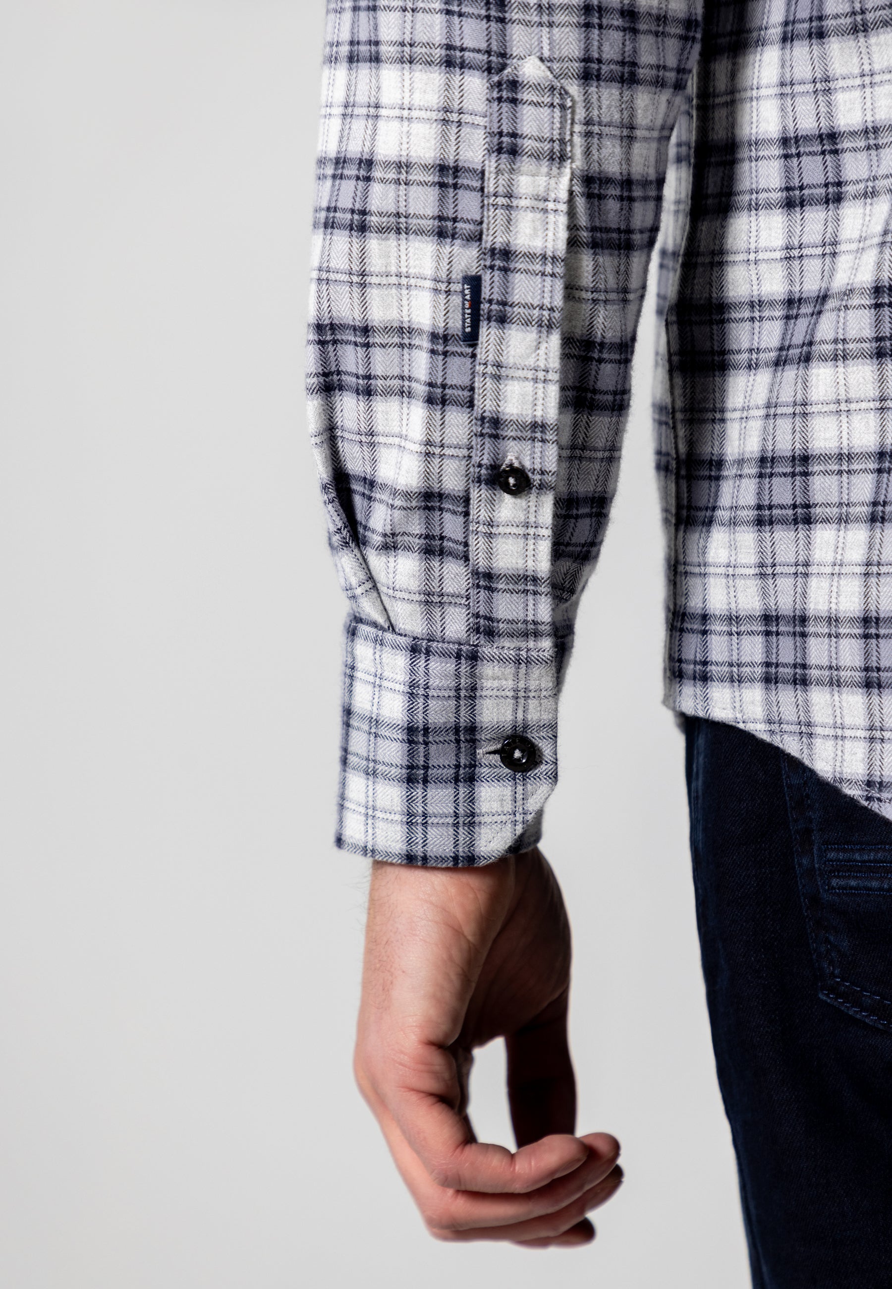 Chemise en flanelle de coton
