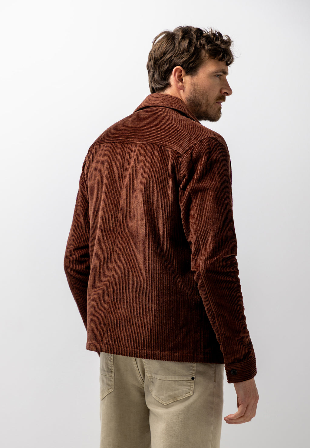 Surchemise en velours côtelé