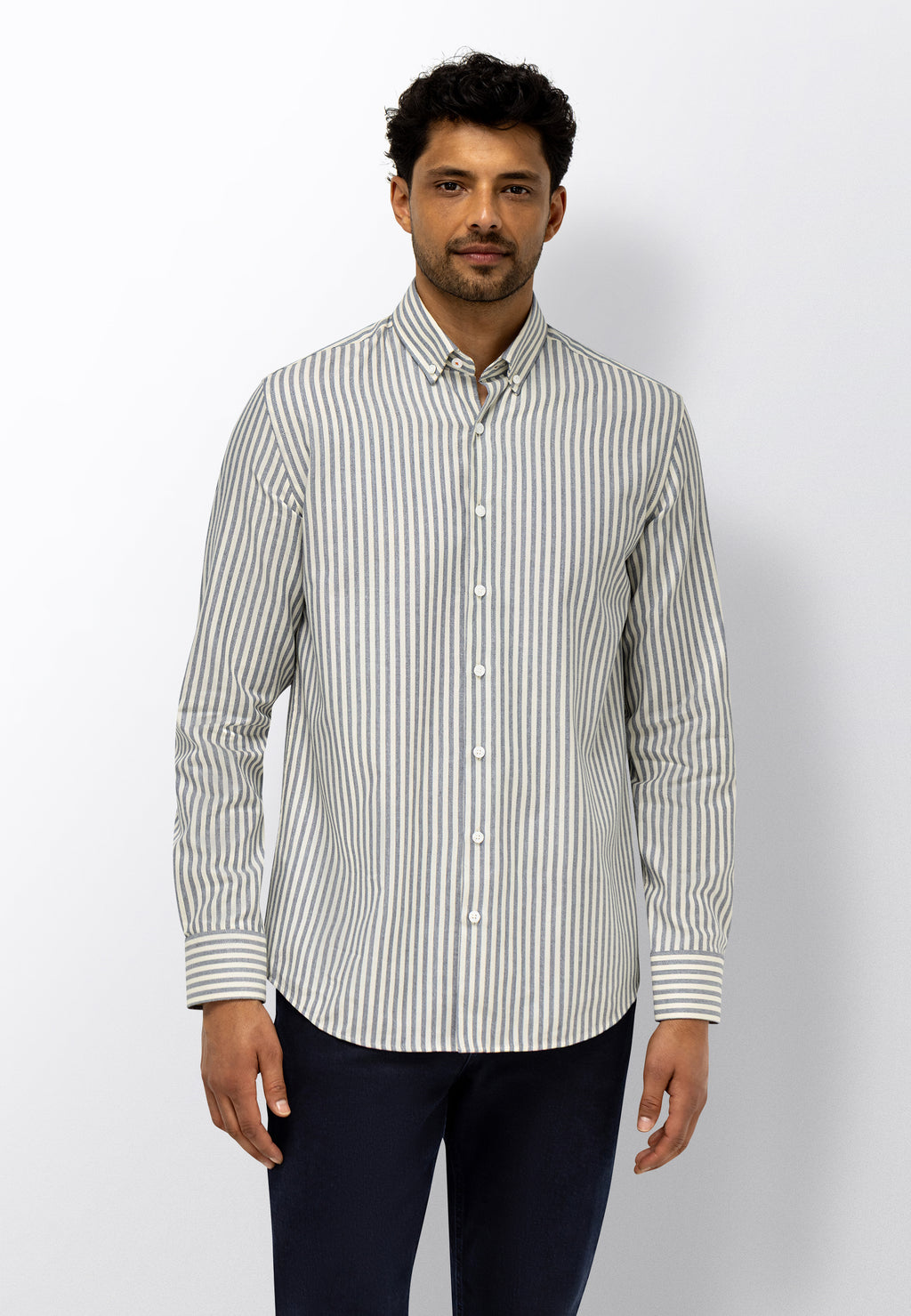 Chemise avec motif à rayures