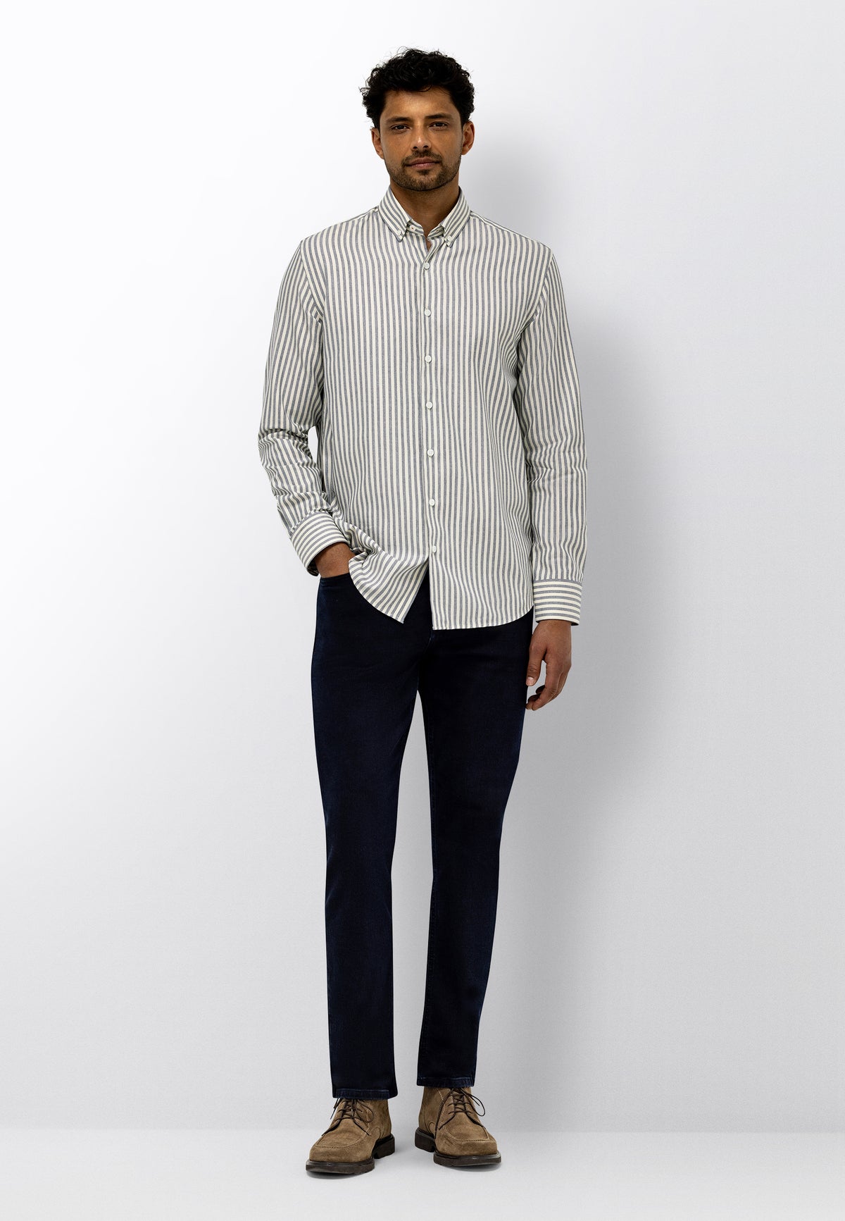 Chemise avec motif à rayures
