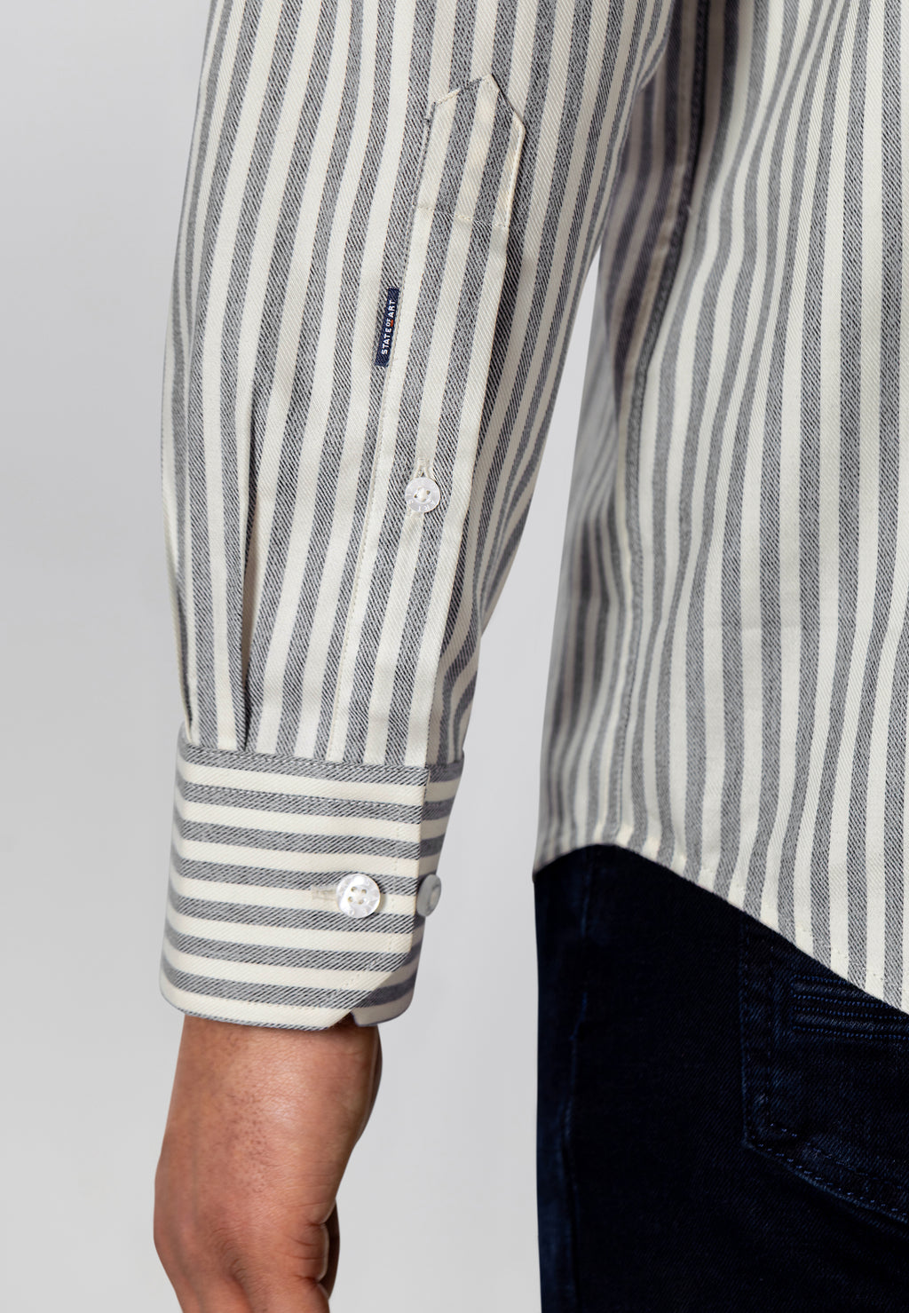 Chemise avec motif à rayures