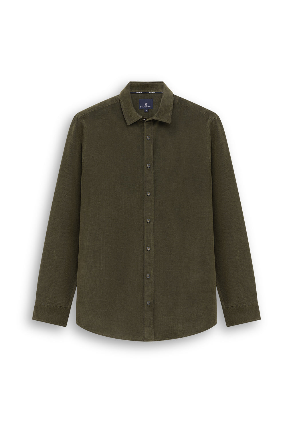 Chemise en velours à motif chiné