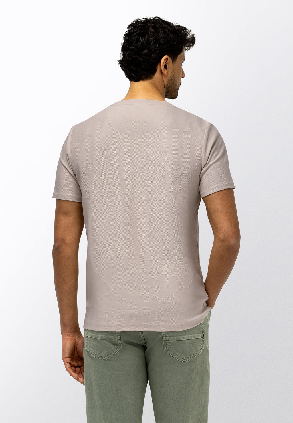 T-shirt à motif chevrons