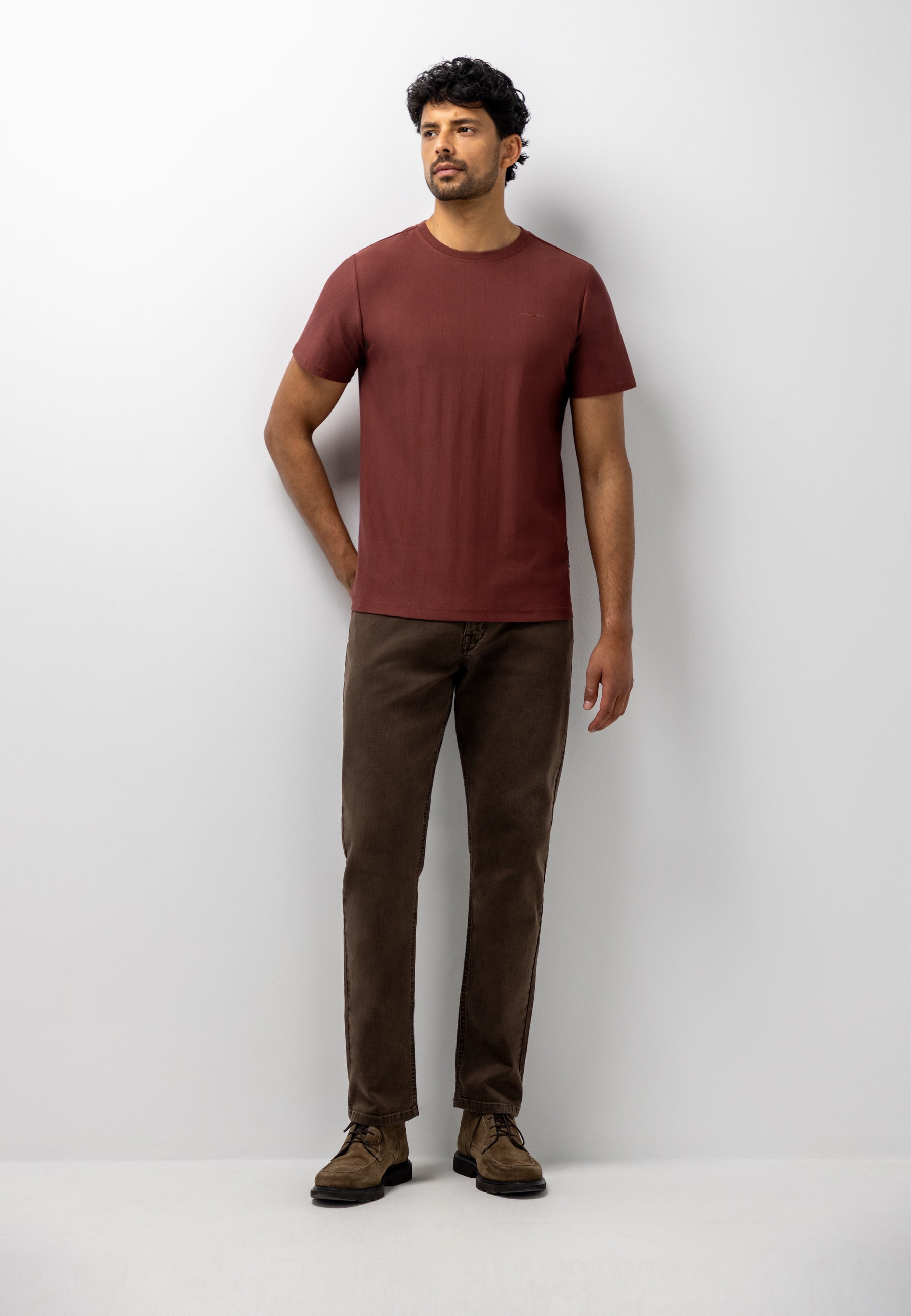 T-shirt à motif chevrons