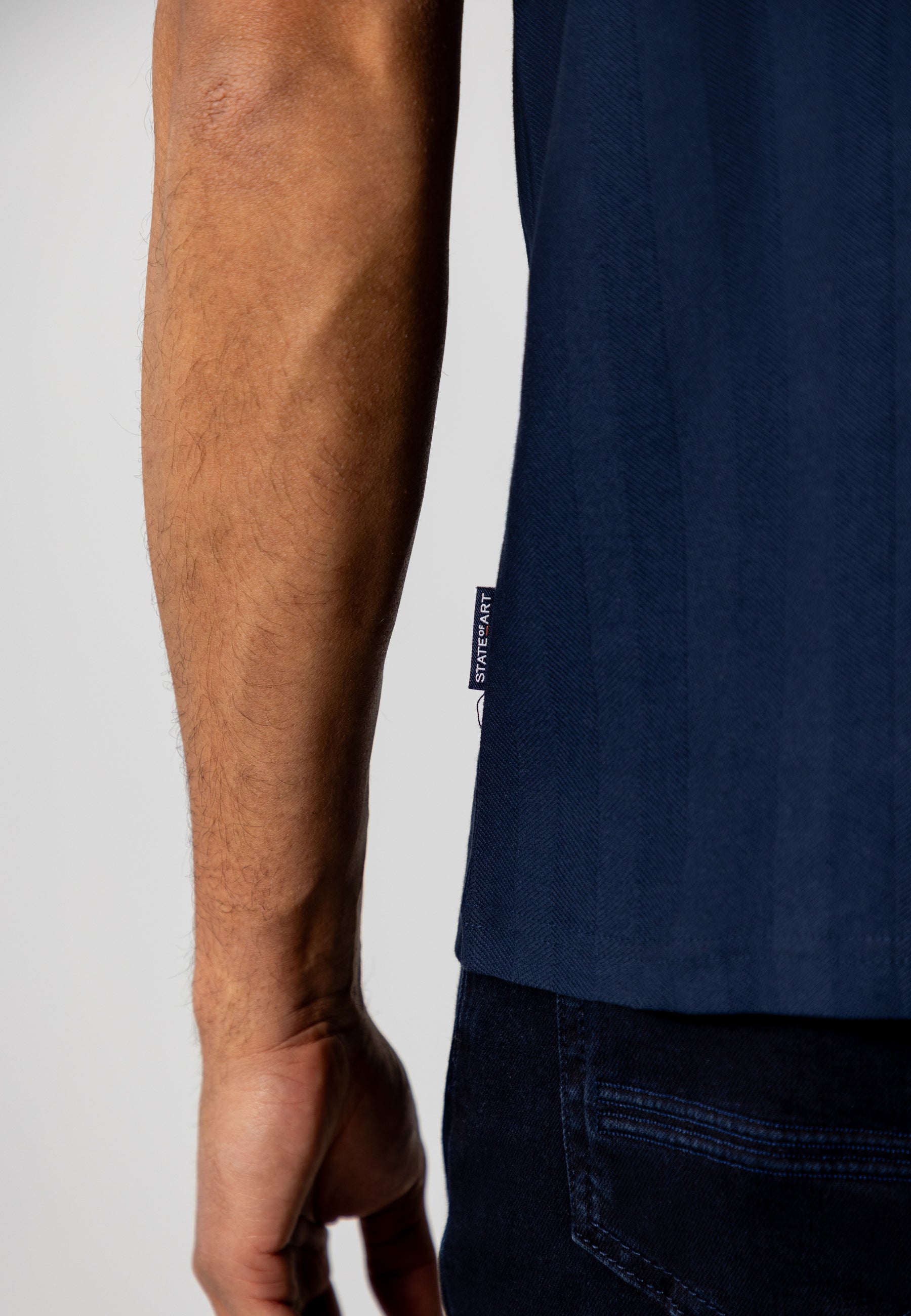 T-shirt à motif chevrons