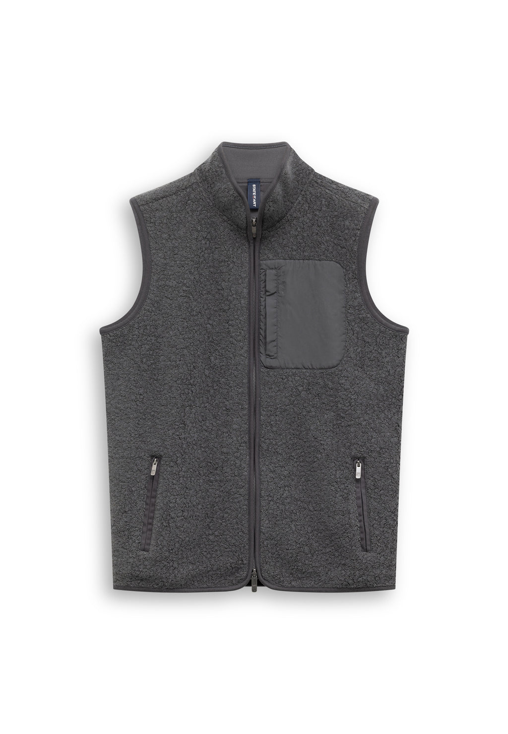 Gilet en tissu teddy