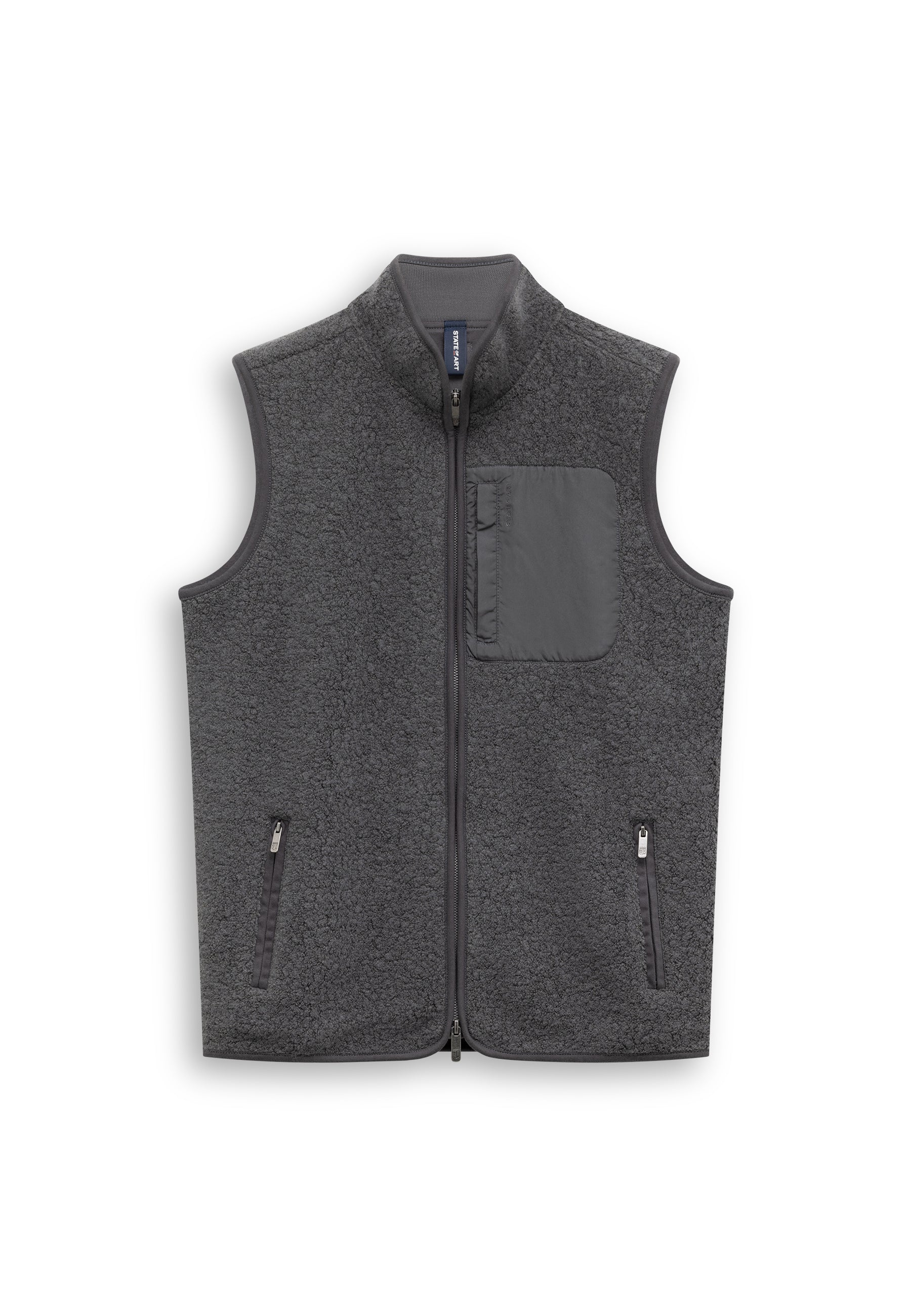 Gilet en tissu teddy