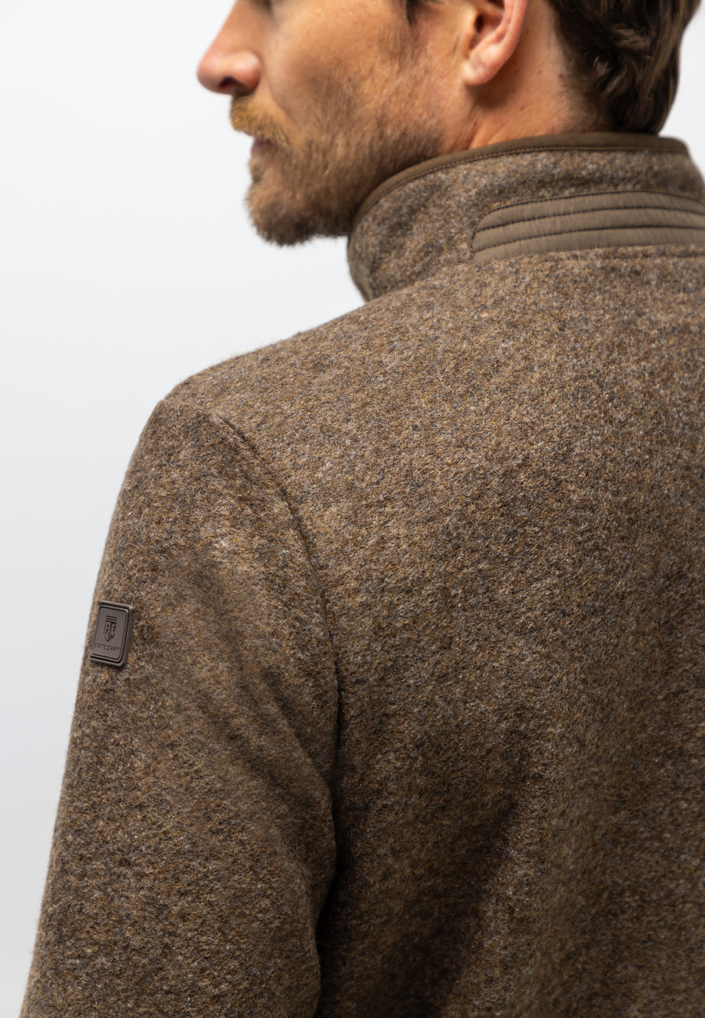Cardigan molletonné chiné