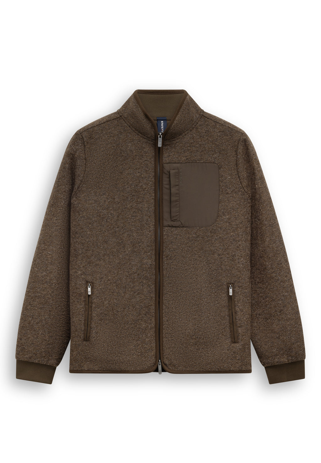Cardigan molletonné chiné