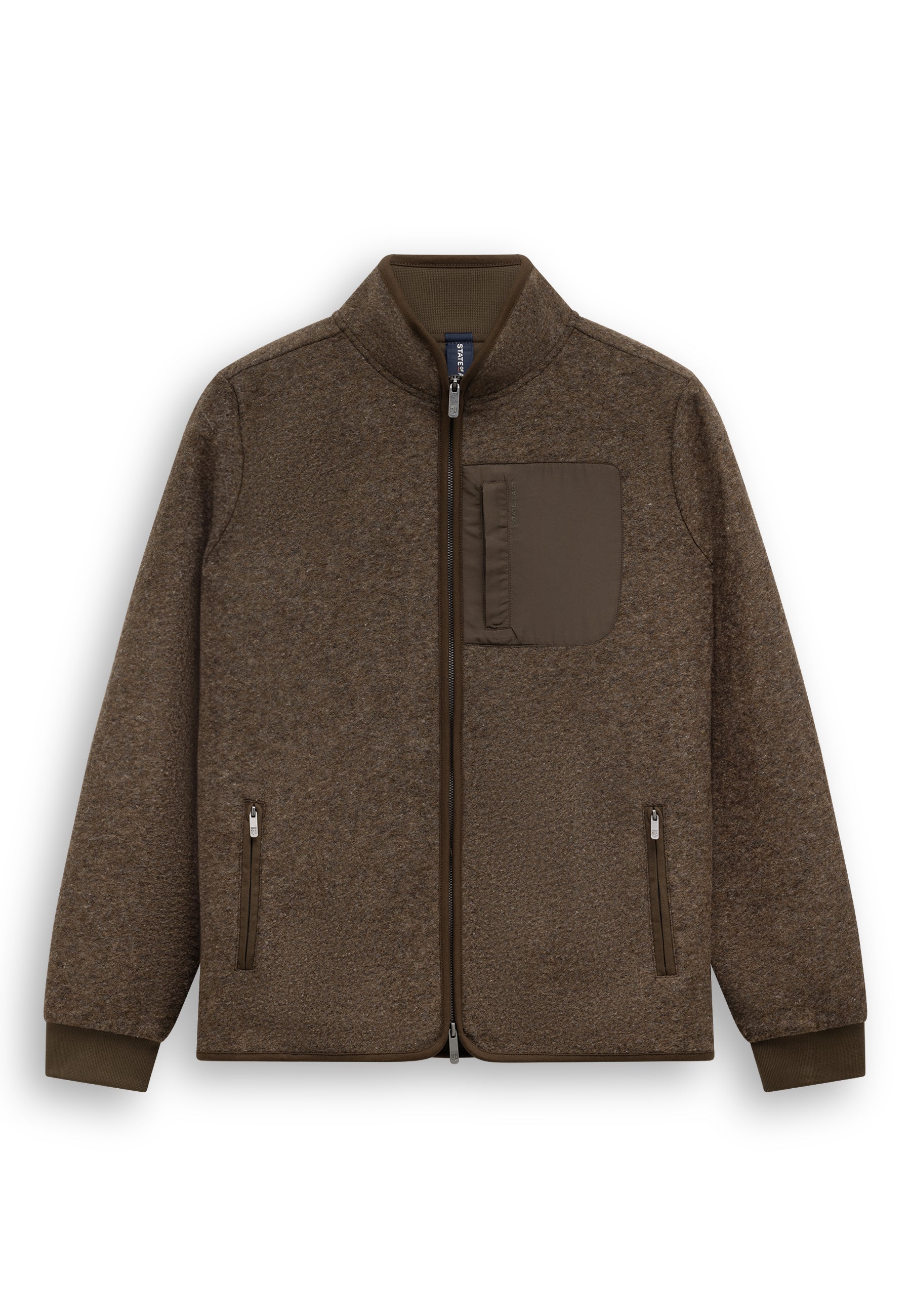Cardigan molletonné chiné