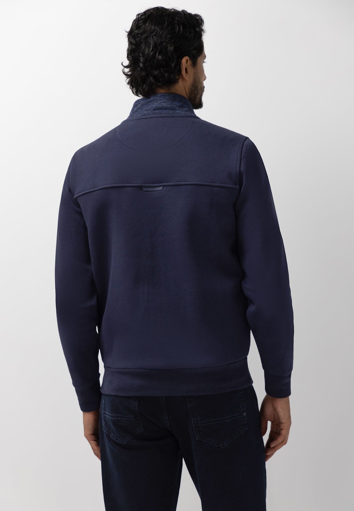 Dubbelgebreid sweatvest