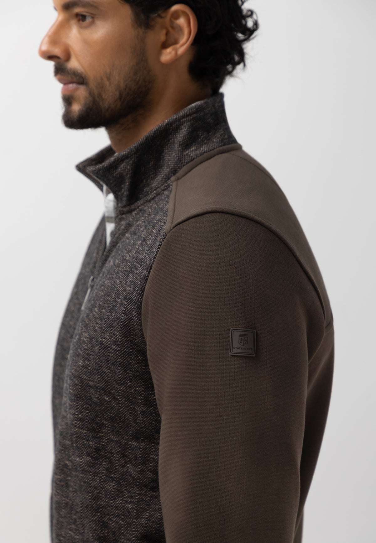 Dubbelgebreid sweatvest