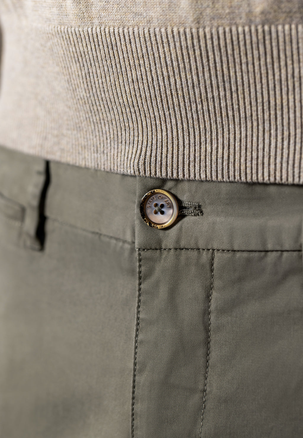 Chino NAVIGATOR en sergé stretch