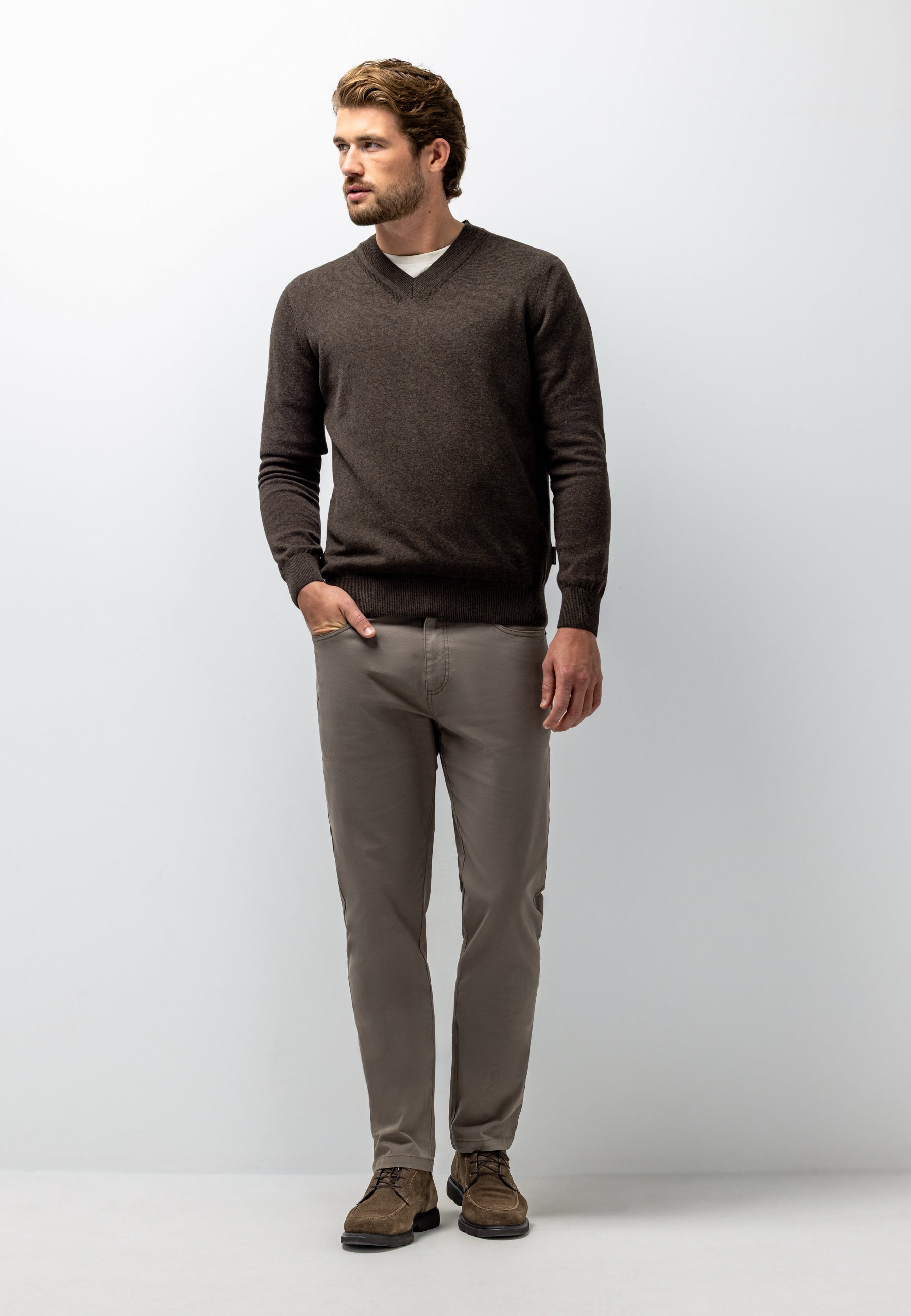 Pantalon 5 poches RACER en tissu stretch