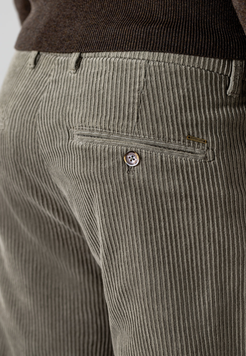 Chino NAVIGATOR en velours côtelé stretch