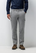 Pantalon cargo chiné NAVIGATOR