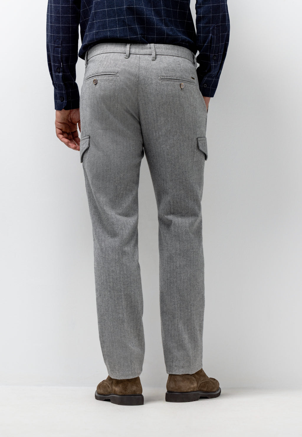 Pantalon cargo chiné NAVIGATOR