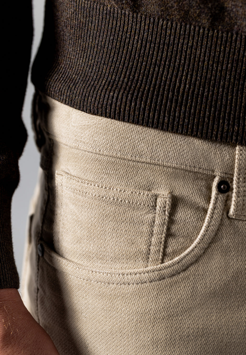 RACER 5-pocket in stretchstof