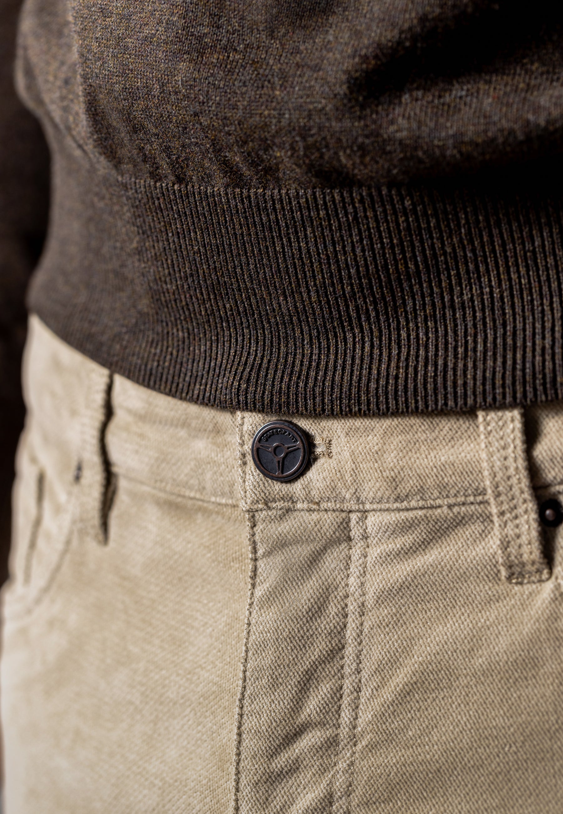 RACER 5-pocket in stretchstof