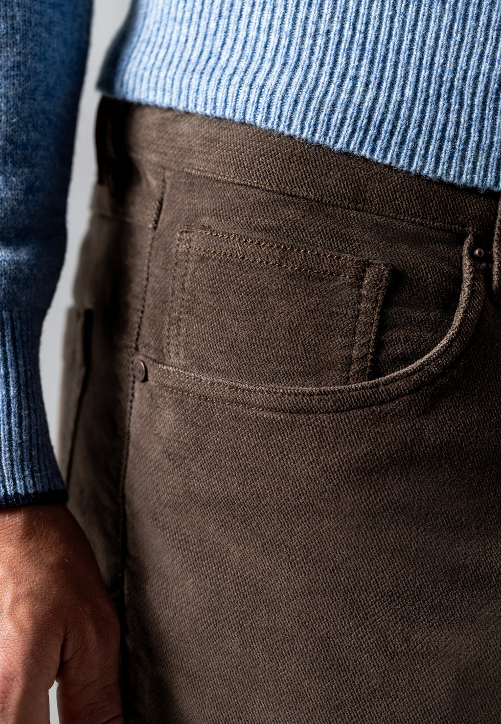 RACER 5-pocket in stretchstof