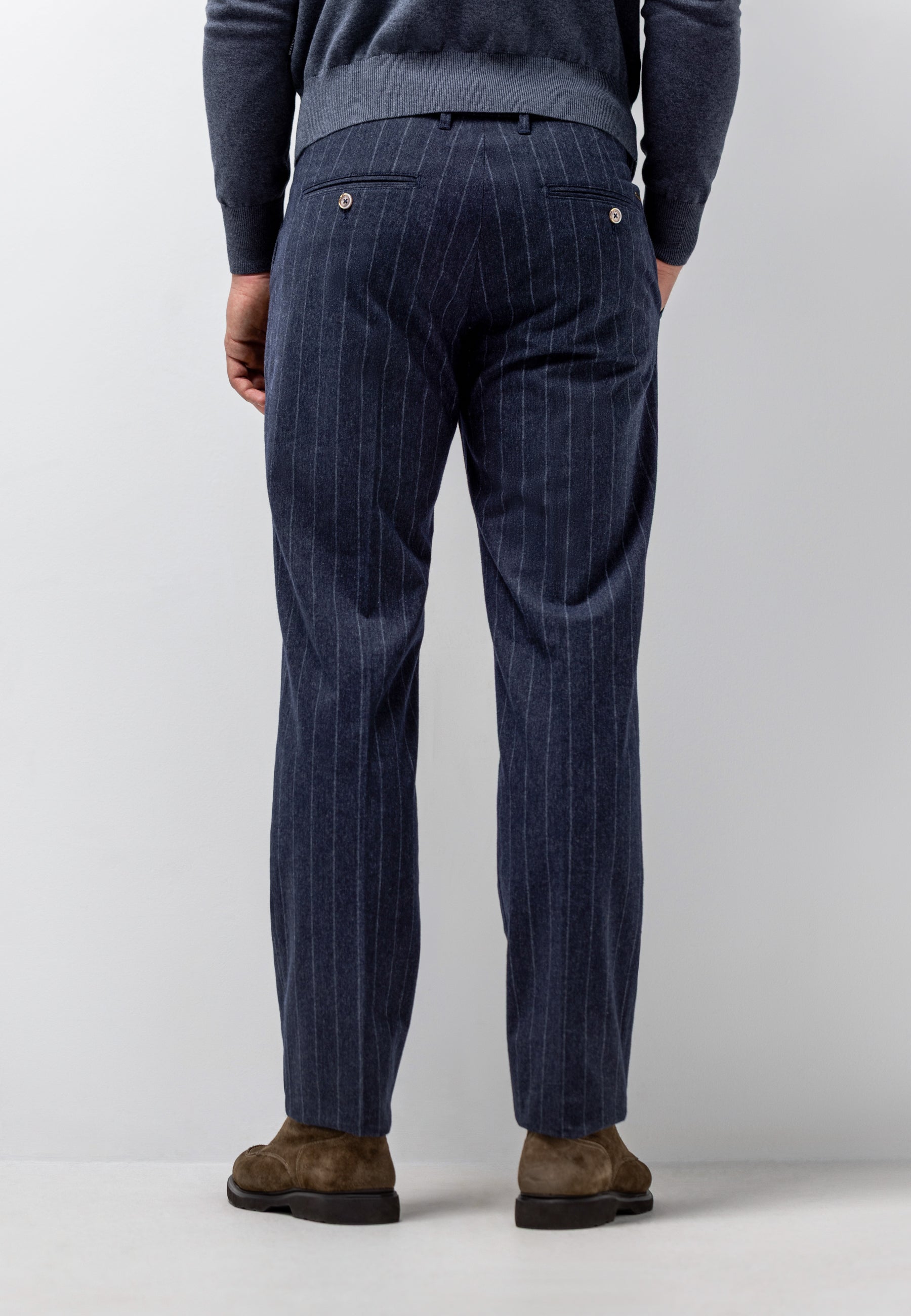 Chino NAVIGATOR rayé en tissu stretch