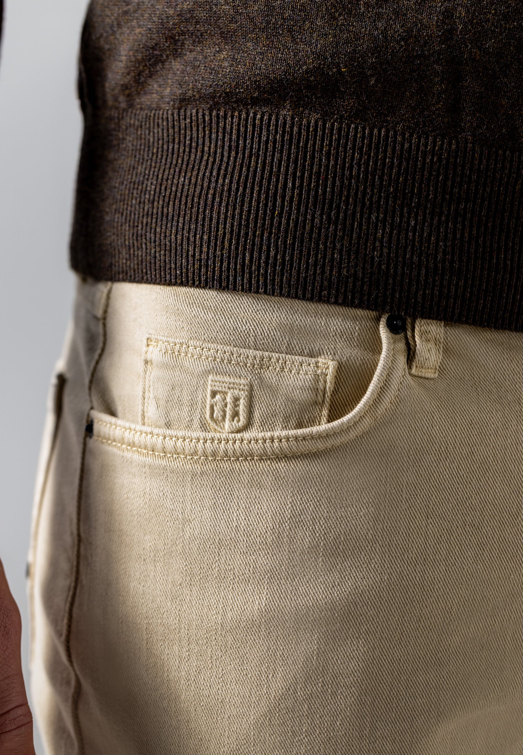 Pantalon 5 poches RACER en denim stretch coloré
