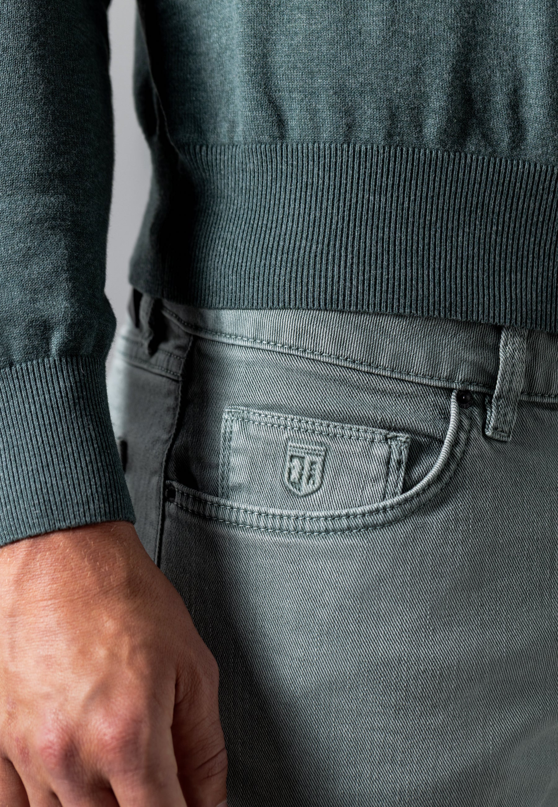 Pantalon 5 poches RACER en denim stretch coloré