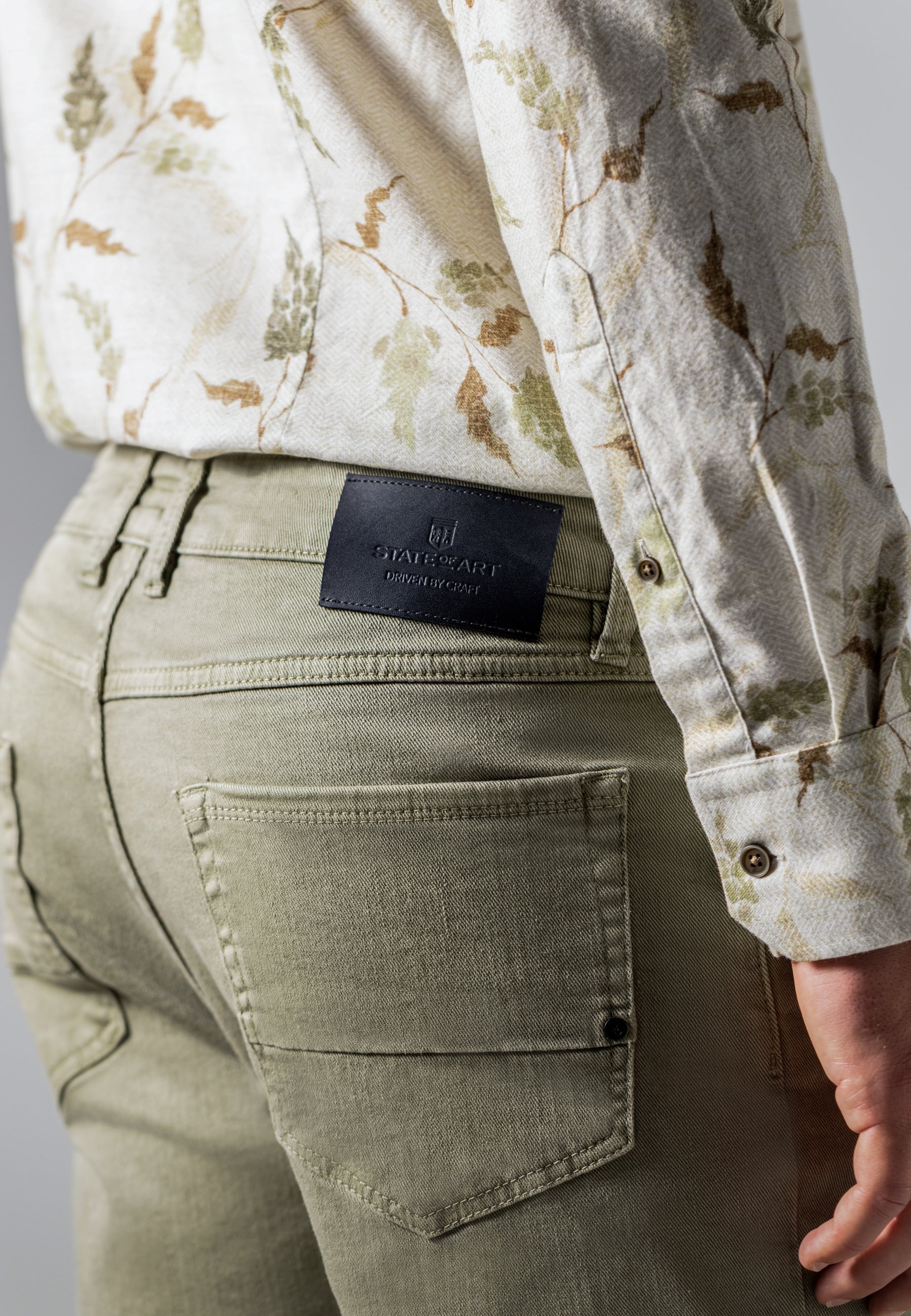 Pantalon 5 poches RACER en denim stretch coloré