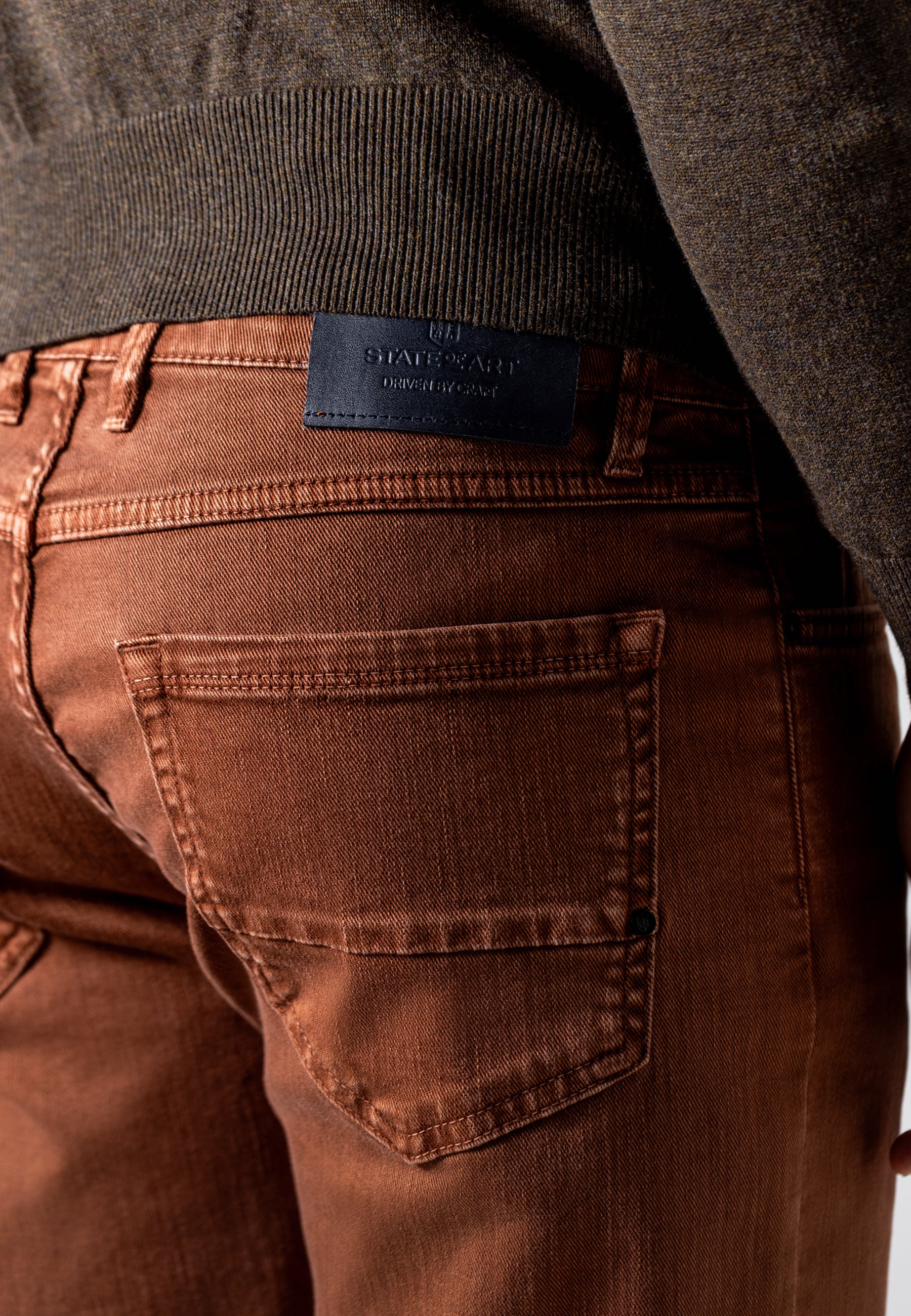 Pantalon 5 poches RACER en denim stretch coloré