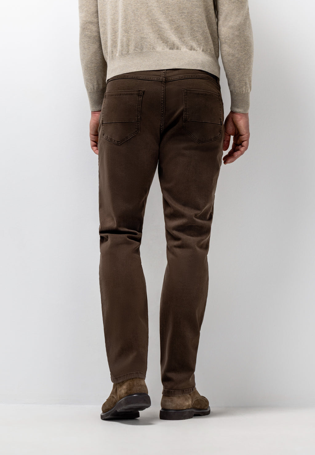 RACER 5-pocket van gekleurd stretchdenim
