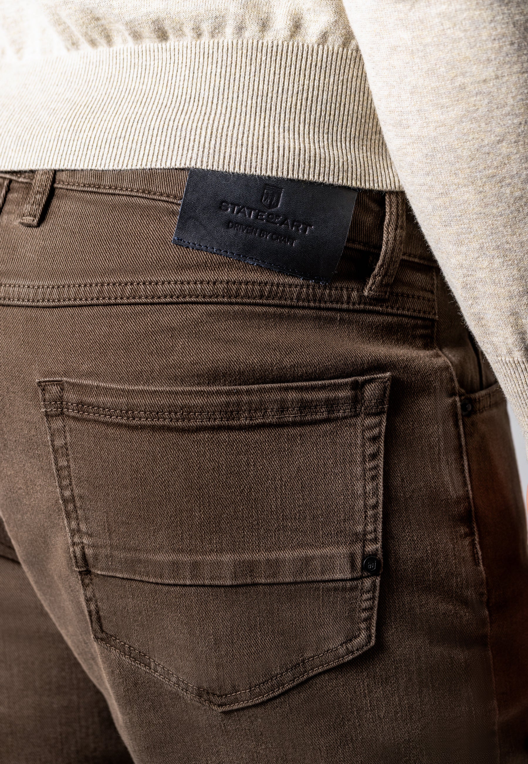 Pantalon 5 poches RACER en denim stretch coloré