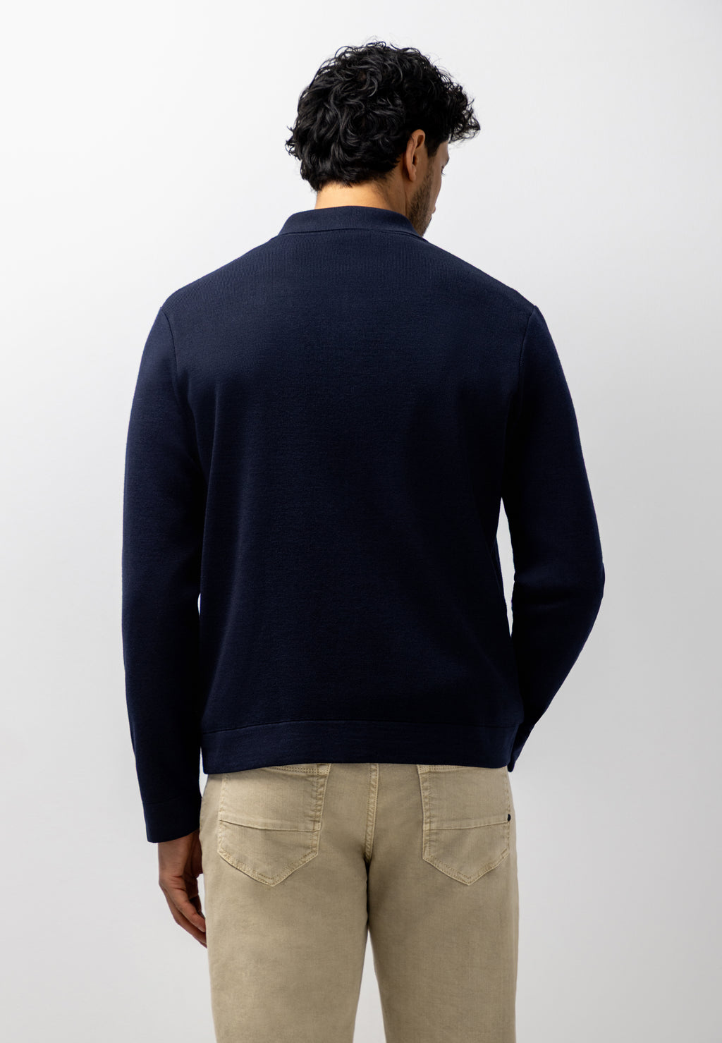 ATELIER gebreid vest met merinowol