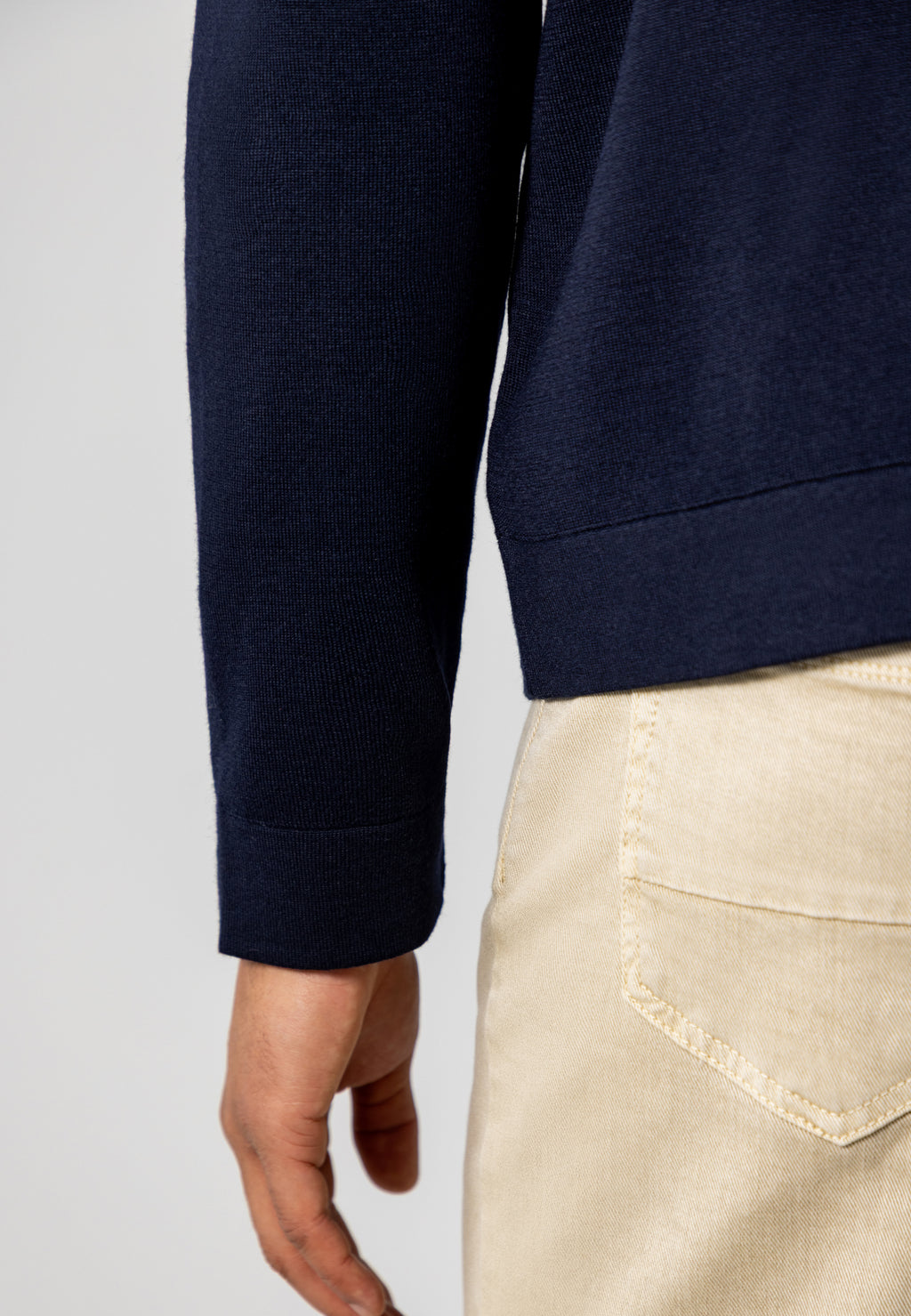 ATELIER gebreid vest met merinowol