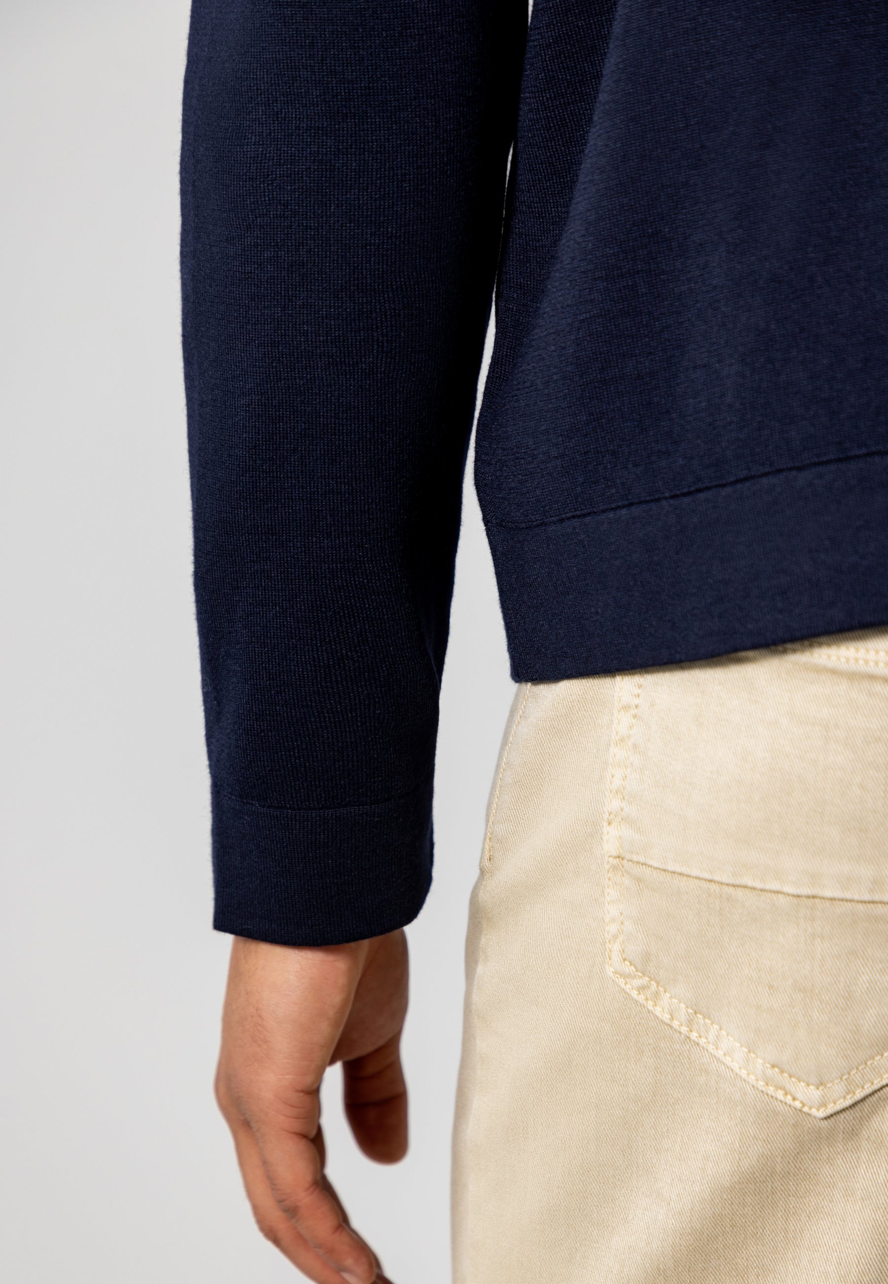 ATELIER gebreid vest met merinowol