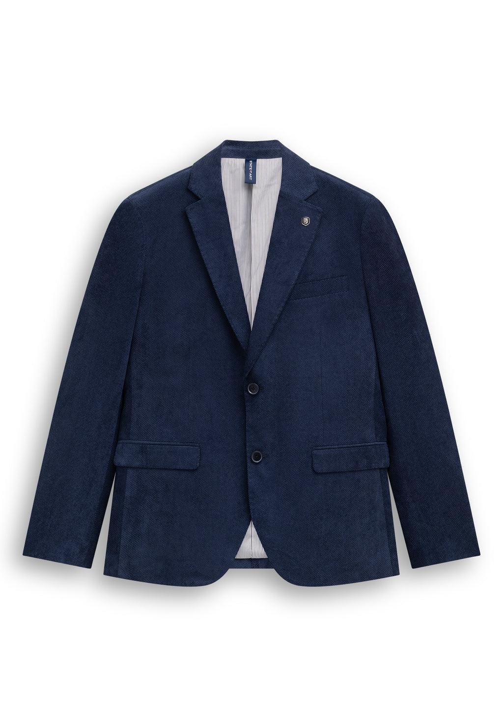 Gemêleerde blazer met reverskraag