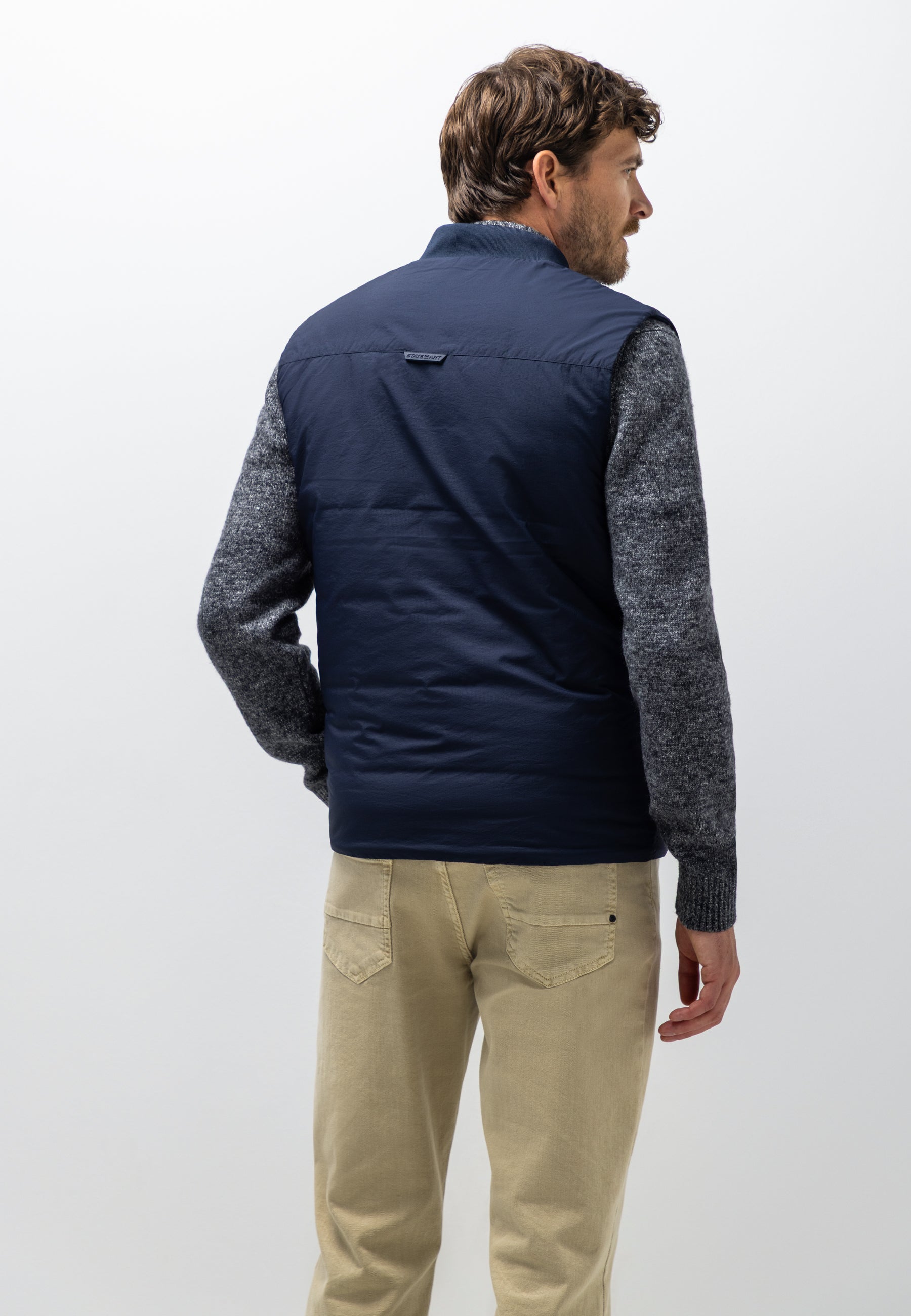 Gilet avec col bomber
