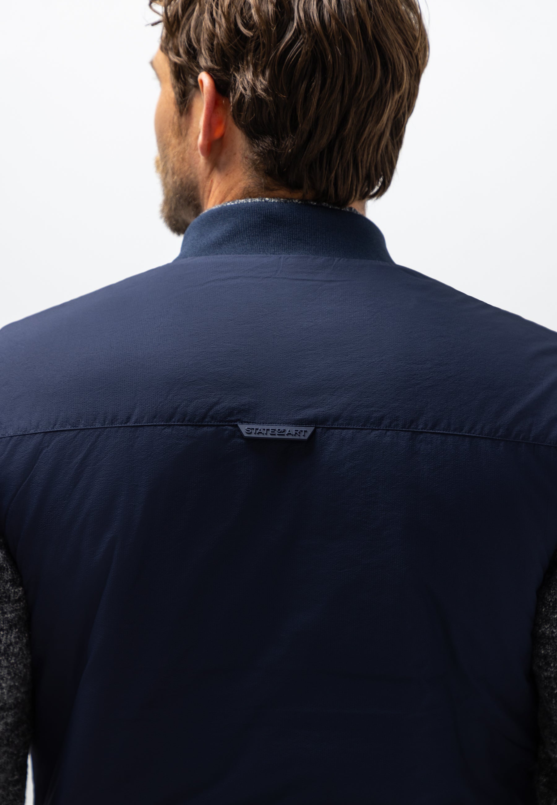 Gilet avec col bomber