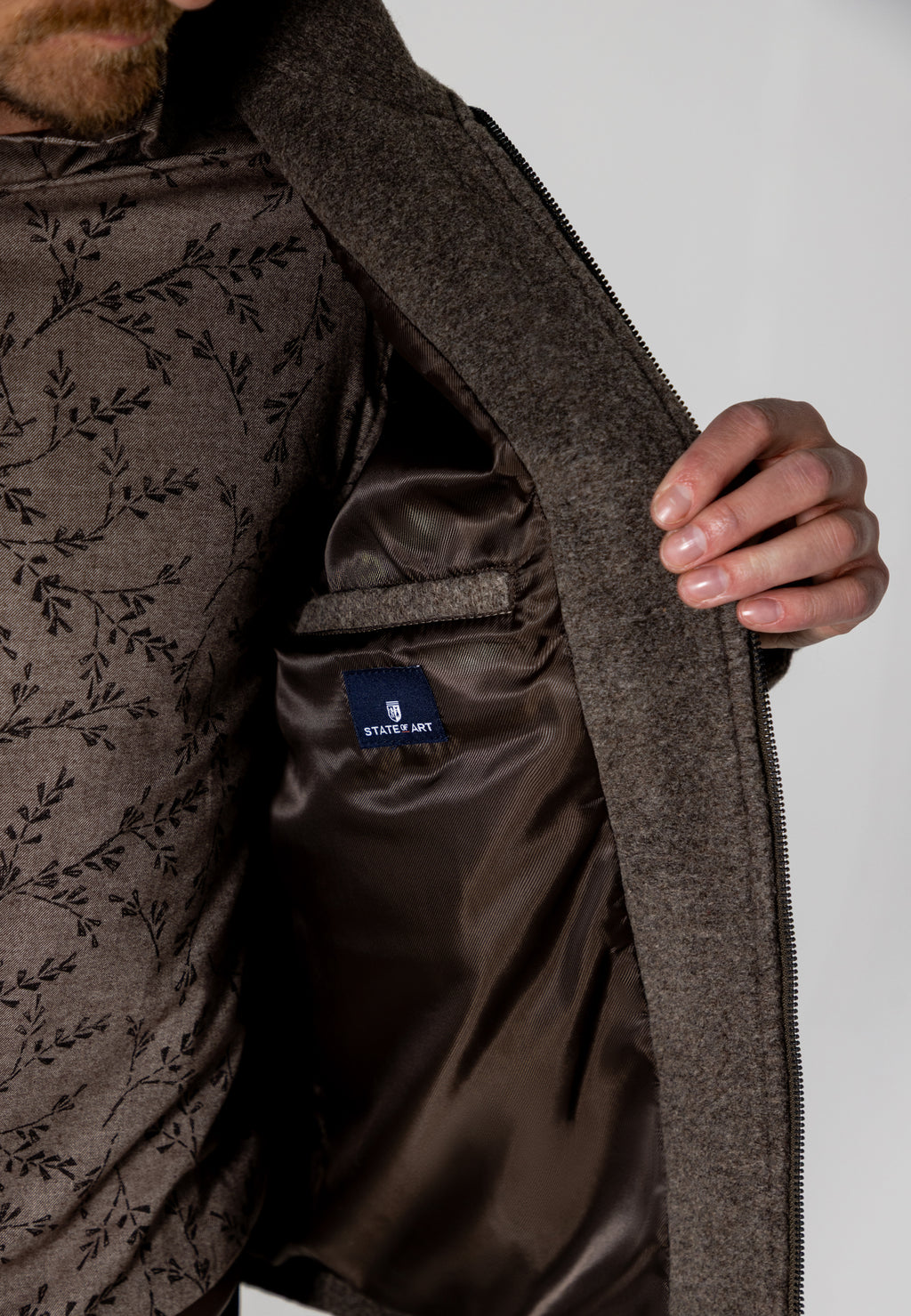 Veste légèrement doublée