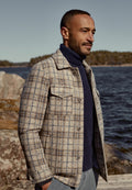 Manteau Lanificio Roma à carreaux