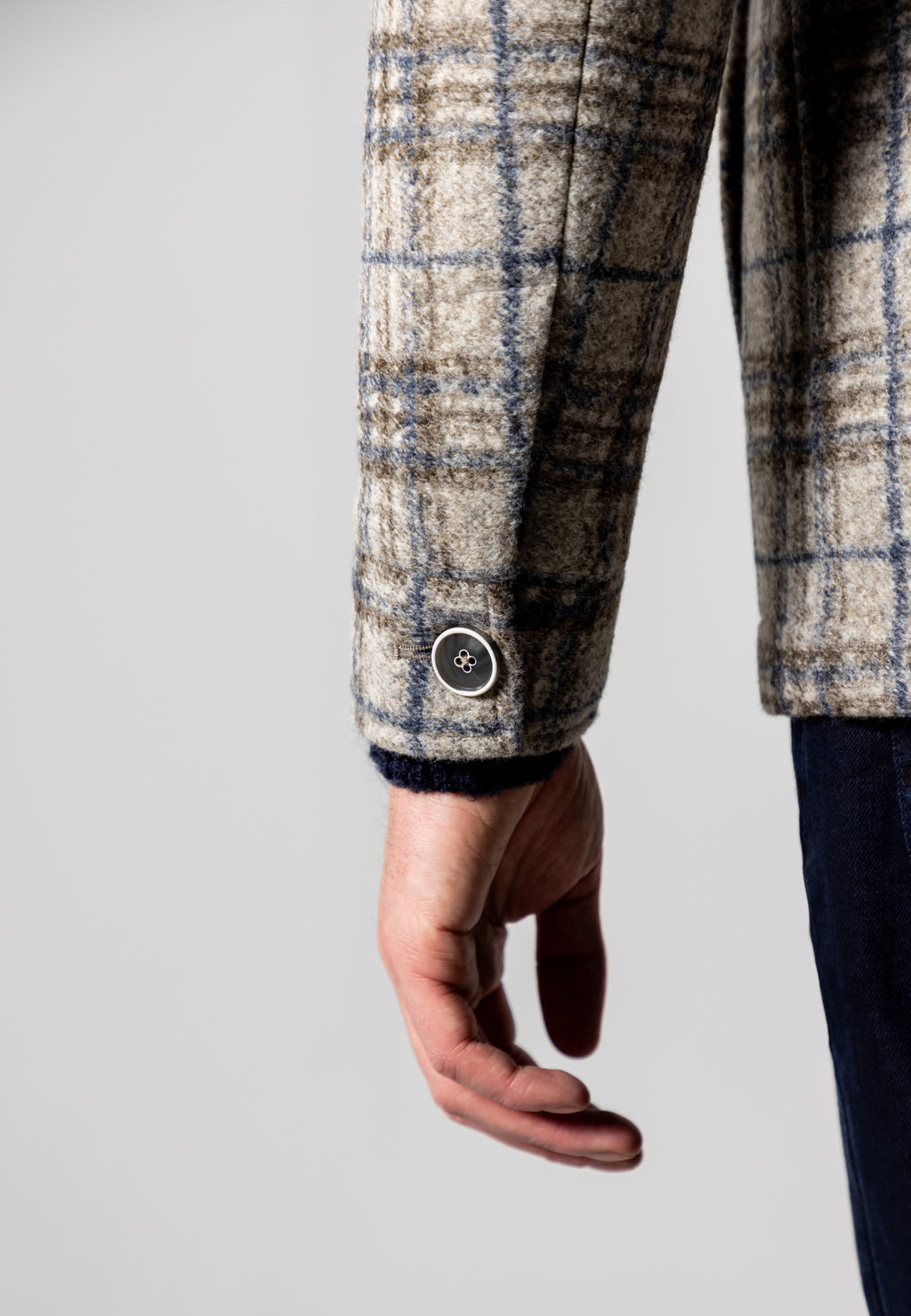 Manteau Lanificio Roma à carreaux