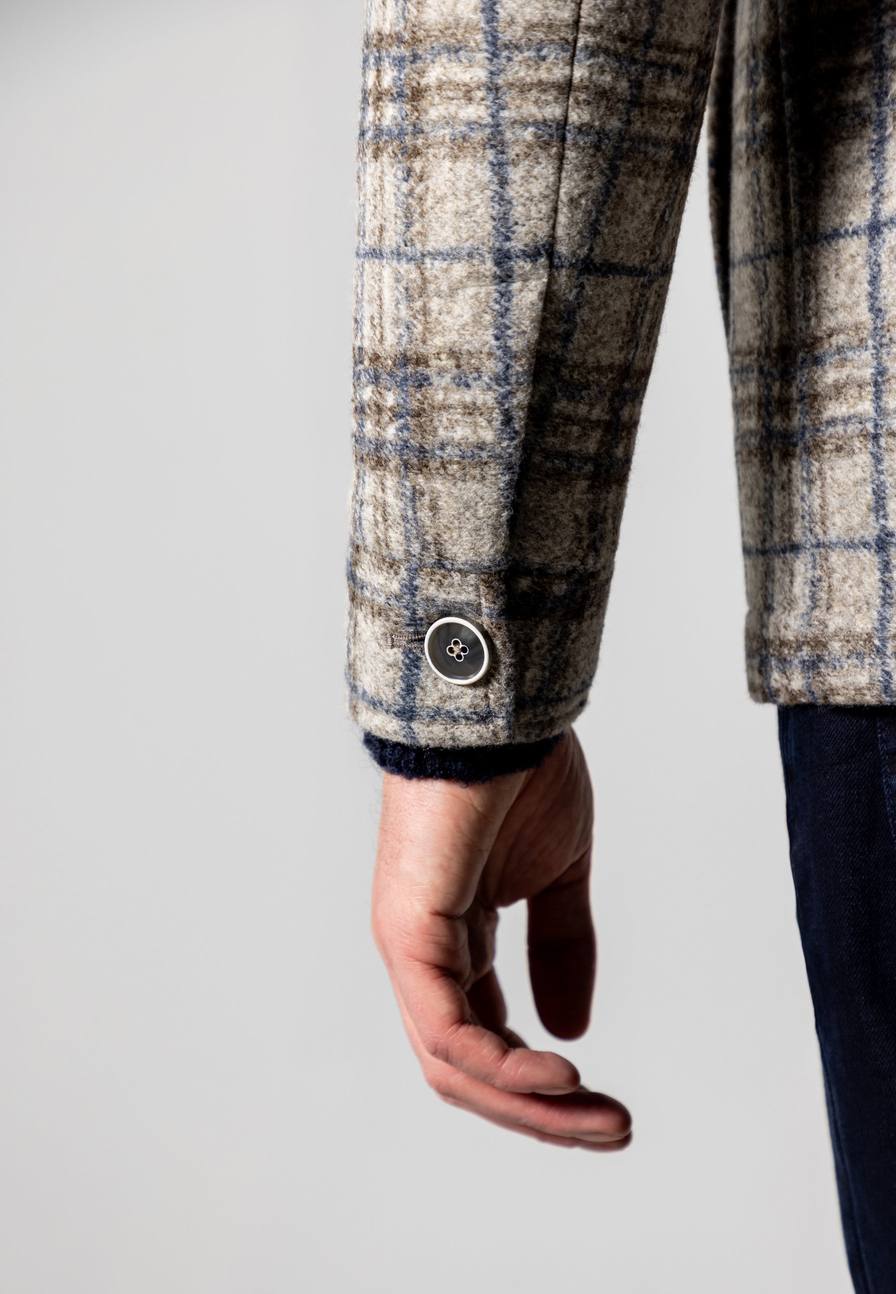 Manteau Lanificio Roma à carreaux
