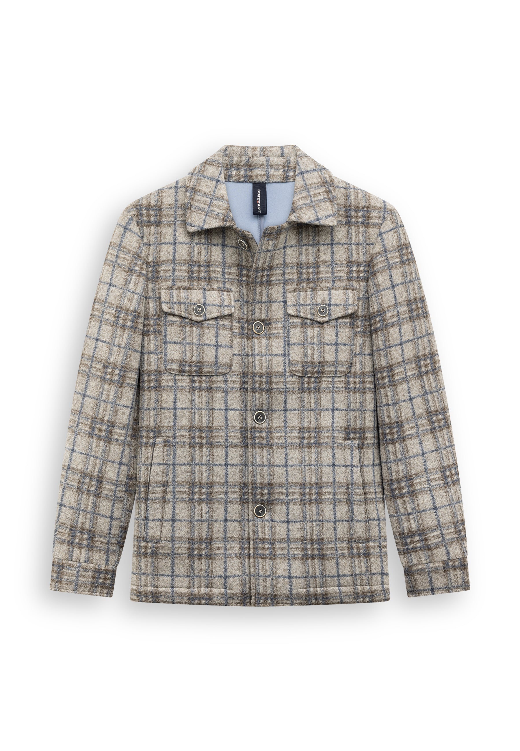 Manteau Lanificio Roma à carreaux