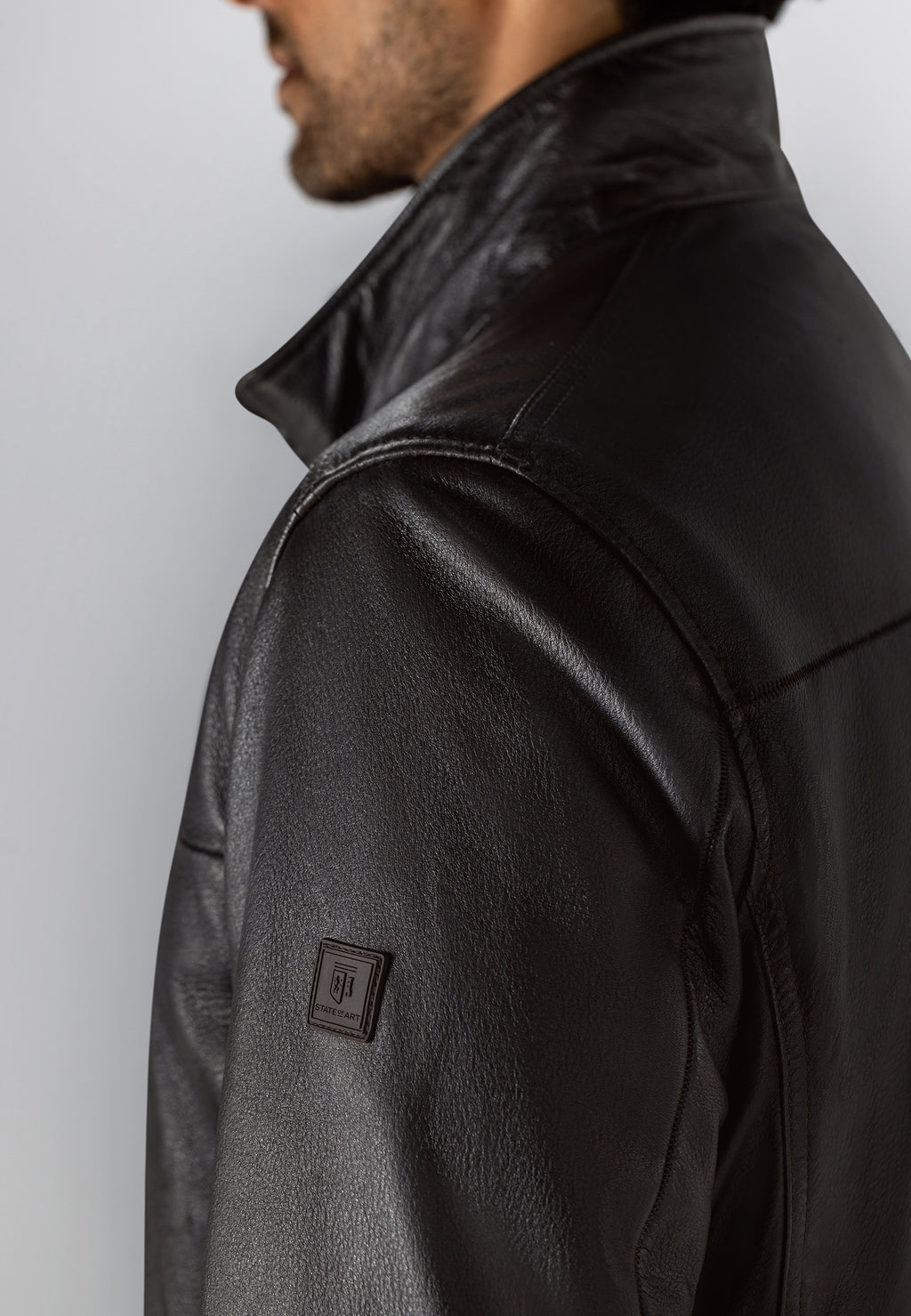 Manteau en cuir d’agneau