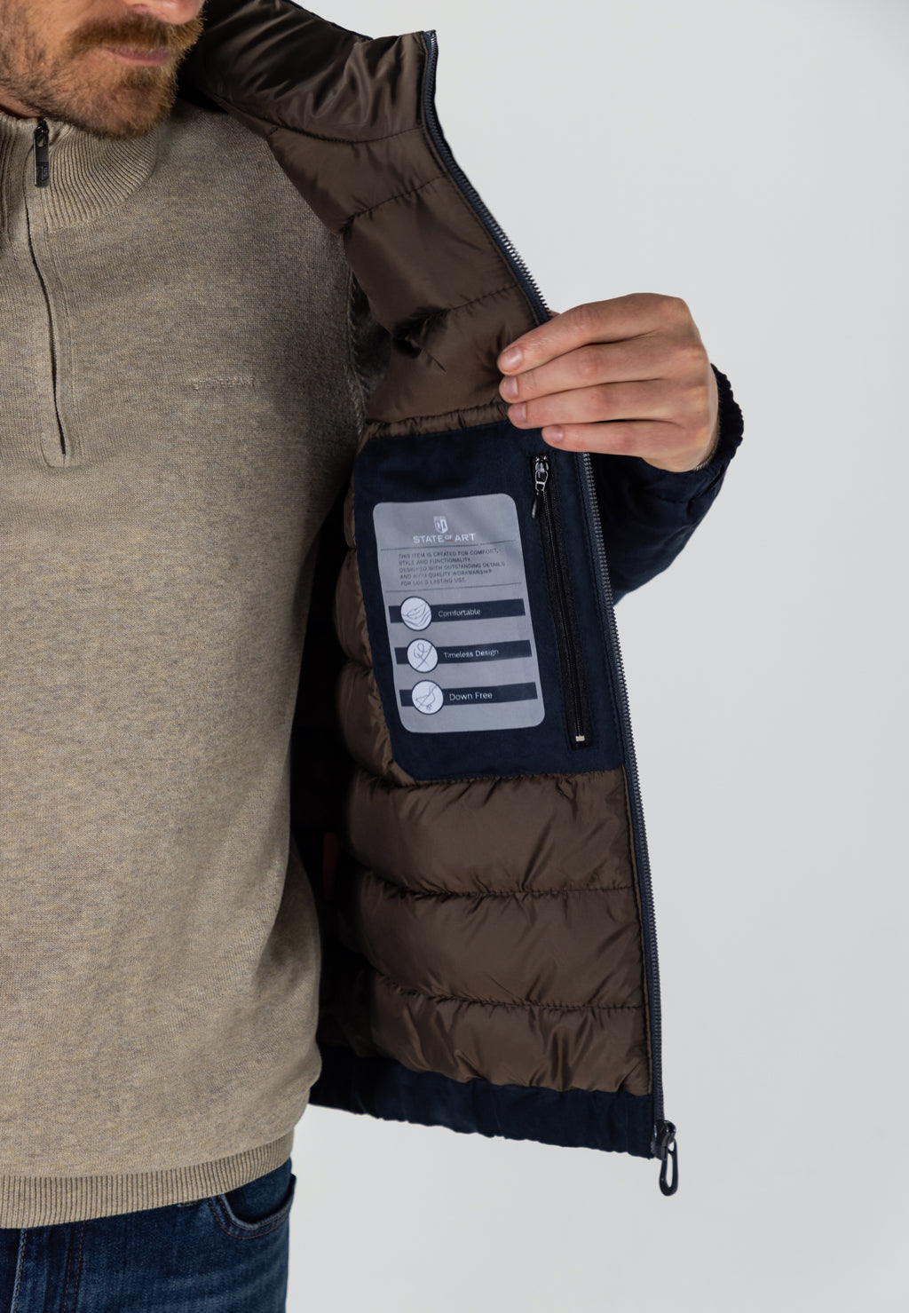Veste avec poches latérales
