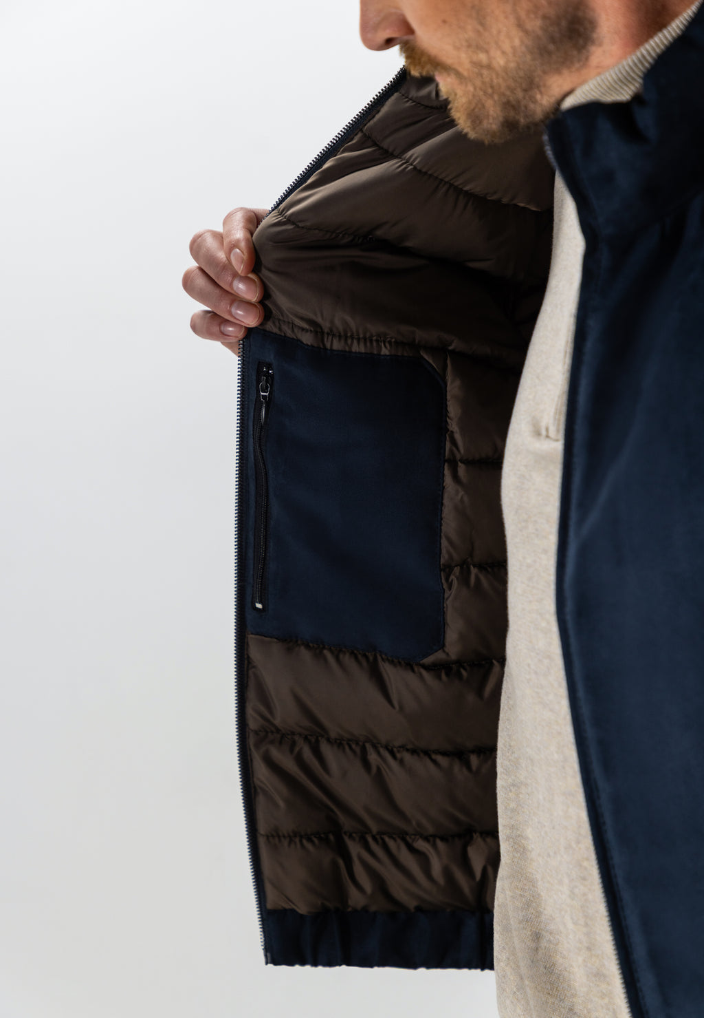Veste avec poches latérales