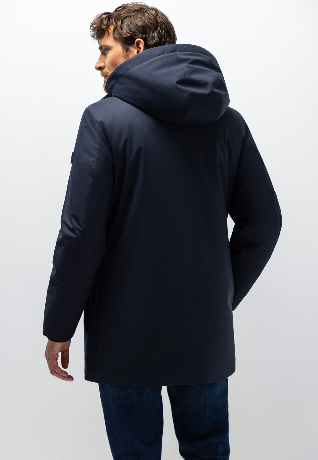 Parka à capuche amovible