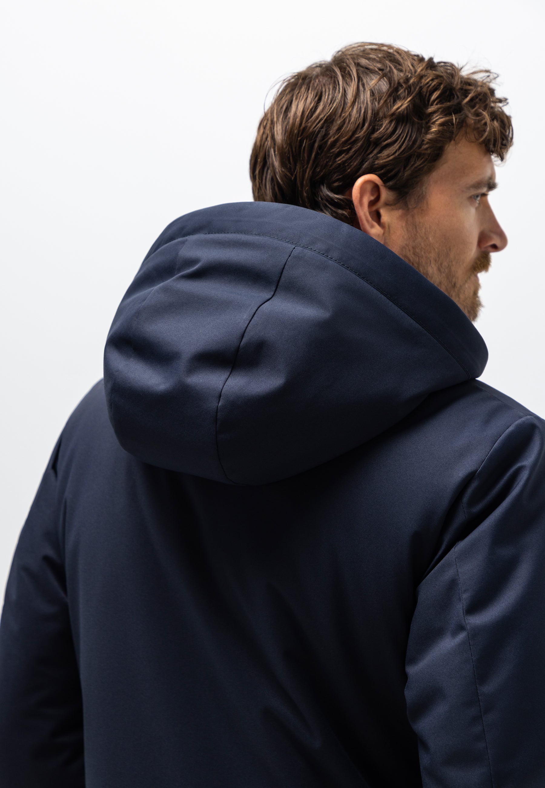 Parka à capuche amovible