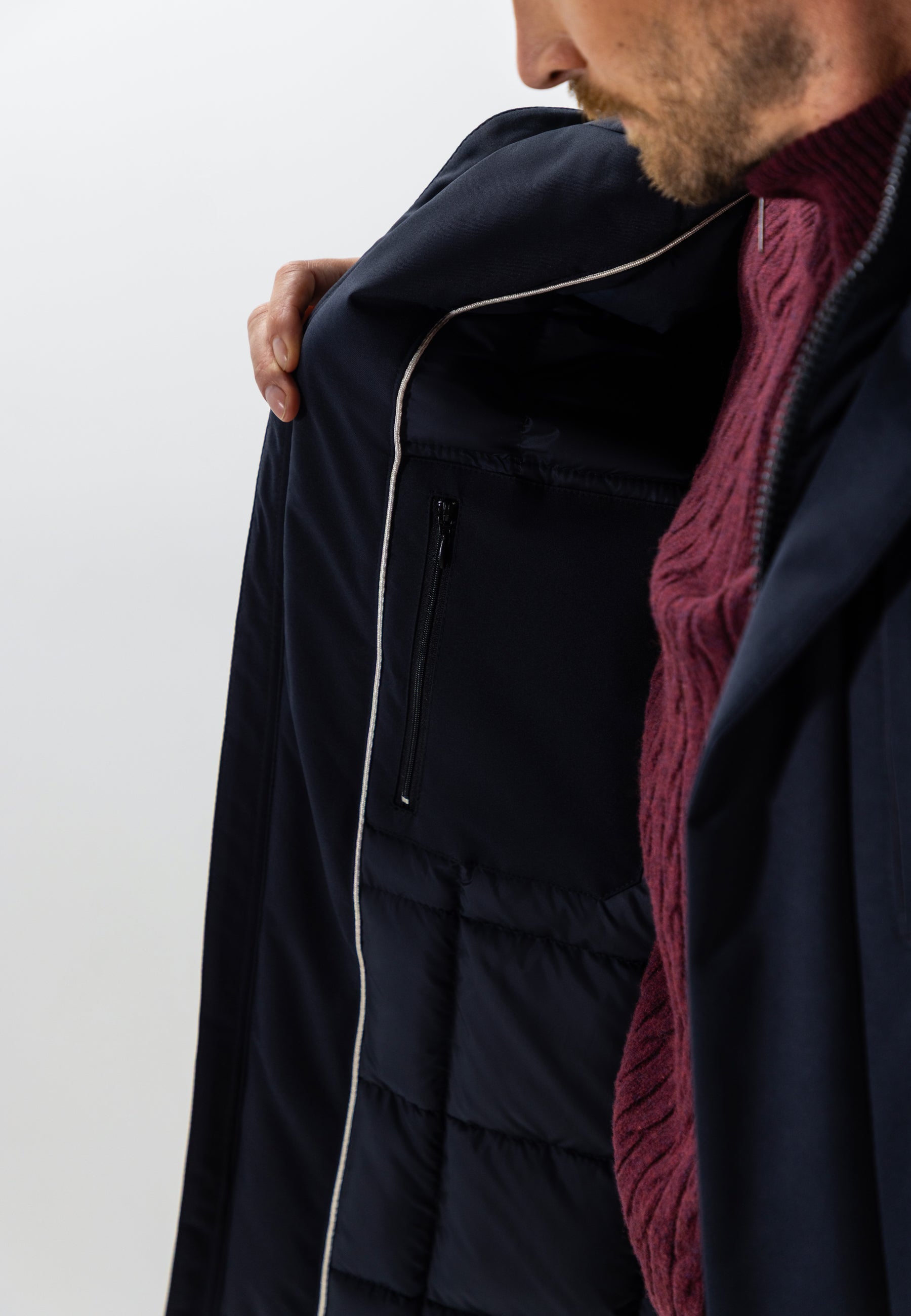 Parka à capuche amovible