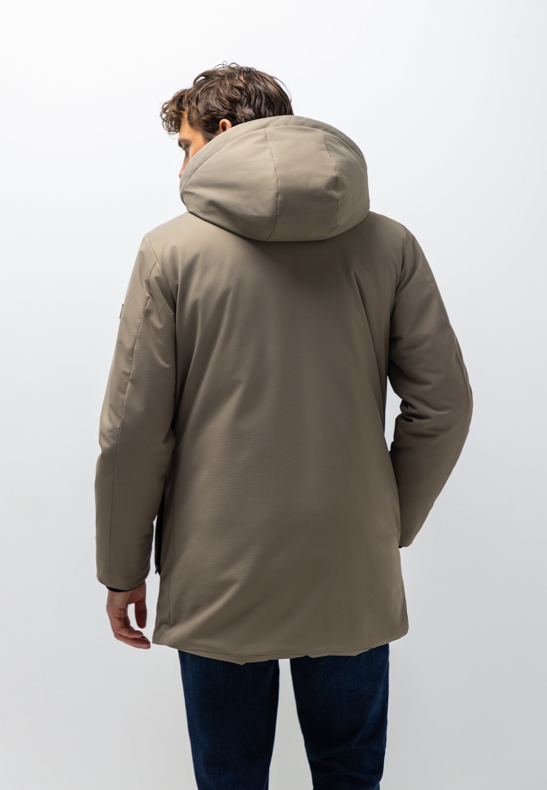 Parka à capuche amovible